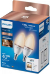 Smart LED bulb PHI WFB 40W C37 E14 927-65 TW 2PF/6 470lm, 2 pcs. 929002448741 | 8719514372702
