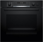 Bosch Oven | HRG578BB7 | 71 L | Electric | Pyrolysis | Knobs | Steam function | Height 59.5 cm | Width 59.4 cm | Black HRG578BB7 | 4242005465798