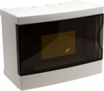 Distribution box wall mounted 6 modules, transparent door, IP40 ENC06STR | 4752255021342