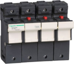 Fuse carrier, TeSys DF, 3P+N, 125A, 690VAC, fuse size 22x58mm, with tubular link DF223NC | 3389119407533