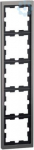 D-Life metal frame, 5-gang, nickel metallic MEG4050-6550 | 4042811198206