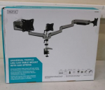 SALE OUT. DIGITUS Triple monitor mount, 3x 27", 3x 6 kg | Digitus Desk Mount | Triple Monitor Gas Spring Mount DA-90363 | Adjustable Height, Tilt, Swivel | 15-27 " | Maximum weight (capacity) 3x6 kg | DAMAGED PACKAGING | Silver DA-90363SO | 2000001421635