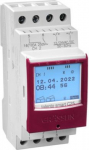 DIN-rail timer, digital with 2 channels, 500 memory slots, 110-230 V AC 43.03.0003.1 | 4010940044787