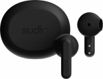 Sudio Earbuds | A3 | Bluetooth | In-ear | Microphone | Black A3BLK | 7350071384589