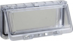 Plastic window with hinged transparent cover, L78xW130xD25mm. NSYVA276MA | 3606480185342