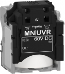 Undervoltage release MN, ComPacT NSX, rated voltage 60VDC, screwless spring terminal connections LV429403 | 3606480018923