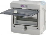 ECH-8G Consumer unit 4 mod. IP65 transparent doors IP65 201x202x120mm 001101061 | 3838895551737