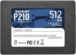 SSD|PATRIOT|P210|512GB|SATA 3.0|Write speed 430 MBytes/sec|Read speed 520 MBytes/sec|2,5"|TBW 240 TB|P210S512G25 P210S512G25 | 814914026816