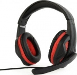 Gaming Wired Headphones with microphone, black/red GHS-03 | 8716309101233
