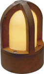 Outdoor floor light RUSTY CONE, E14, C35, round, rusted steel, max.40W, IP54 229430 | 4024163110846