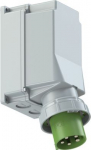 CEE-wall mounted plug 5x125A (3P+N+PE) 10h IP67 POWER TWIST green 545-10 | 9003399278327