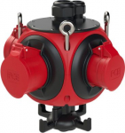 Distribution box hanging 2x32/5 2x16/5 M32oM25o 4Ri R IP44, plastic., PEGASUS HV 9033001 | 9003399691386