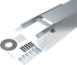 flush floor trunking with foil nw 250 for sealing tape levelling range 65-110mm BKFD250065 | 4012002240113
