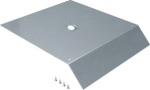 service outlet lid for on-floor trunking, nom. width 400mm punched GBZ rd 50mm AKM400050GBZ | 4012002243633