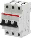 3P C 4A Miniature Circuit Breaker (MCB) S203M-C4 2CDS273001R0044 | 4016779550406