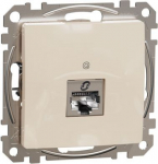1xRJ45 data outlet CAT6A STP beige Sedna Design SDD112466S | 3606481466433
