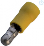 Round sockets, insulated, 2.5-6 5, yellow, 100 pieces 260450 | 4011923089597