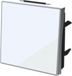 Cover plate, White Glass, 8501 CB, Sky Niessen 2CLA850100A2101 | 8427238135564