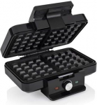 Tristar Waffle maker | WF-1165 | 1000 W | Number of pastry 2 | Belgium | Black WF-1165 | 8713016083852