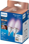 Smart LED bulb PHI WFB 40W C37 E14 922-65 RGB 2PF/6 470lm, 2 pcs. 929002448841 | 8719514372726