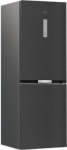Whirlpool Refrigerator | WHK 26362 XBR4E | Energy efficiency class E | Free standing | Combi | Height 186.5 cm | No Frost system | Fridge net capacity 201 L | Freezer net capacity 106 L | Display | 37 dB | Black WHK 26362 XBR4E | 8003437905100