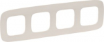 Plate Valena Allure - 4 gang - ivory 754314 | 3414970477781