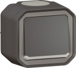 PLEXO PUSH BUTTON NO CONTACT LOCATOR - ANTHRACITE - SURFACE 069782L | 3414972110525