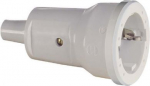 SCHUKO PVC connector Mini, white 1679080 | 4011721024219
