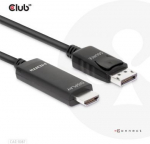 CABLE DP TO HDMI 3M/M/M CAC-1087 CLUB3D CAC-1087 | 8719214472436