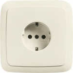 With screwless terminals. DP (2 P + E).   Complete cover.   Complete unit in SI design screw-on mounting plate 90 x 90 mm 2CKA002011A3082 | 4011395656600