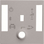 Color: Silver   Cover plate for BT sound module and for remote control module code: 9368.4   Size: 2 modules. 2CLA226840N1301 | 8427238189710