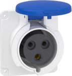 Socket, Mureva PK, panel-mounted, straight, 32A, 2P+E, 220V, IP44 PKF32G423 | 3303432033781