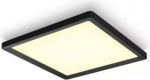 Hue Tento ceiling luminaire, square, 39.5x39.5cm, 15.4W, black, 2000lm, White ambiance 929003846501 | 8720169350915