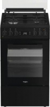 Whirlpool Cooker | W5G8LMSWTB | Hob type Gas | Oven type Electric | Black | Width 50 cm | Depth 60 cm | 60 L W5G8LMSWTB | 8003437063794