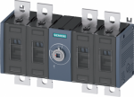 Switch disconnector 400 A, Size 3, 4-pole Front operating mechanism center Basic unit without handle flat terminal 3KD4240-0PE20-0 | 4001869472935