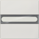 Rocker for universal switch with label, 68x68mm, platinum metallic, DELTA style 5TG7156-1 | 4001869382791