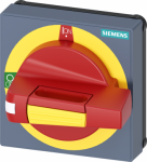 Handle with masking frame Emergency switching-off Size 75x 75, for shaft 8x 8, 0-I, Handle size 45 mm Accessory for 3KD size 1 and 2, 3KF size 1 8UD1771-2AD05 | 4001869520698