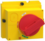 Direct rotary handle, ComPacT NSX100/160/250, red handle/yellow front, IP40 LV429339T | 3606482003873