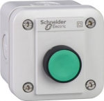 control station XAL-E - 1 projecting pushbutton - spring return - green - 1 NO XALE1W1B | 3389119017701