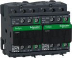 Reversing contactor, TeSys Deca, 3P(3NO), AC-3/AC-3e, <=440V, 9A, 48...130V AC/DC coil, screw clamp LC2D09EHE | 3606480987854