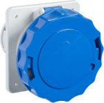 Panel mounting socket, Mureva PK, straight, 125A, 3P+E, 220V, IP67 81691 | 3303430816911