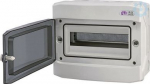 ECH-12PT Consumer unit 12 mod. IP65 transparent doors 256x319x144mm 001101062 | 3838895551751