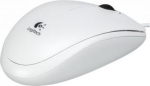 Computer mouse OPTICAL B100, With wire, White 910-003360 | 5099206041288
