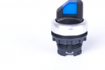 2-position selector switch with handle head, momentary, illumination possibility, blue 105521 | 8592765055224