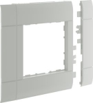 Frontplate modular, CP 55, Lid 100, hfr, lightgrey GR1000KA7035 | 4012740982382