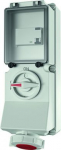Wall mounted recept., 32A5p6h400V, IP67 7249 | 4015394124719