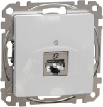 1xRJ45 data outlet CAT6A STP aluminium Sedna Design SDD113466S | 3606481466853