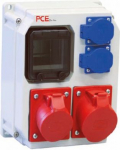 Distribution box 2x16/5+2GS IP44 M20 MURAU w/o breaker 9013049WE | 5907711106302