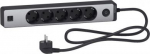 Extension 5 sockets 1.5m with 2USB black ST945U1BA | 3606489494124