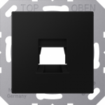 Cover plate 1xRJ, black A500 A1569-1WESWM | 4011377186095